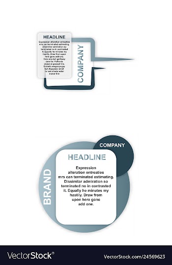 Modern elements infografics template for your vector image