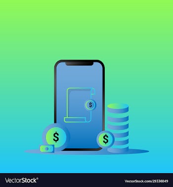 modern finace mobile background