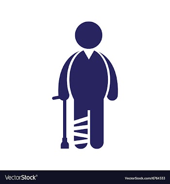 Modern flat icon on white background People leg vector image