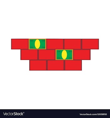 Modern flat icon stylish construction and money vector image