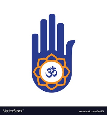 Modern flat icon white background flag hand sign vector image