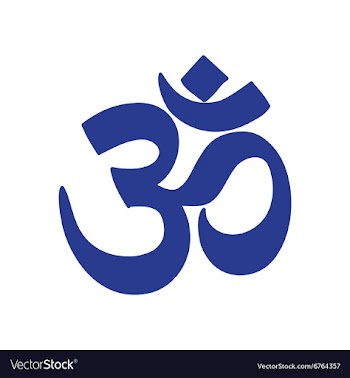 Modern flat icon white background flag Indian om vector image