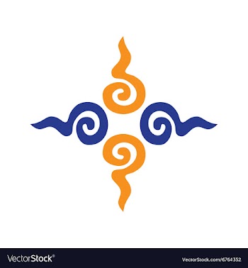 Modern flat icon white background flag Indian sign vector image