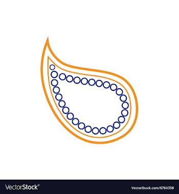 Modern flat icon white background flag Indian vector image