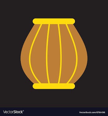 Modern flat icon with Black background Indian vector image