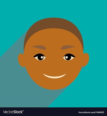 Modern flat icon with long shadow Indian boy vector image