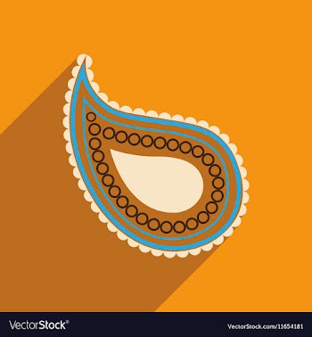 Modern flat icon with long shadow Indian cucumber vector image