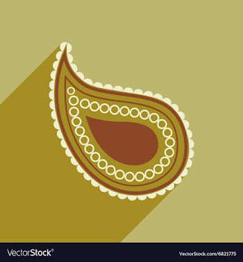 Modern flat icon with long shadow Indian cucumber vector image