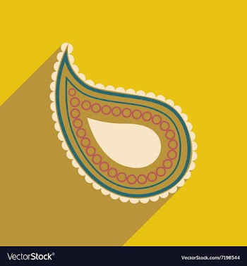Modern flat icon with long shadow Indian cucumber vector image