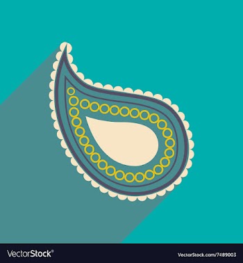 Modern flat icon with long shadow Indian cucumber vector image
