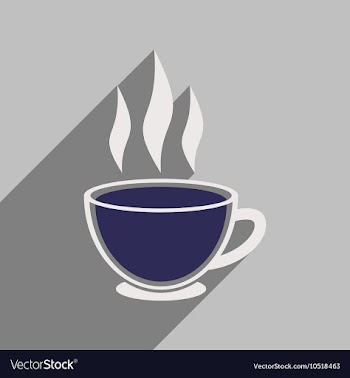 Modern flat icon with long shadow Indian tea vector image