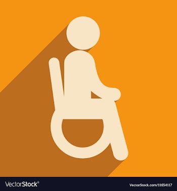 Modern flat icon with long shadow People vector image