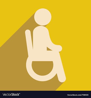 Modern flat icon with long shadow People vector image