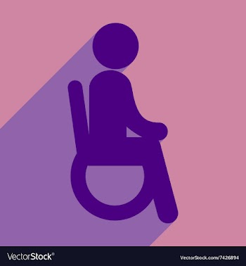 Modern flat icon with long shadow People vector image