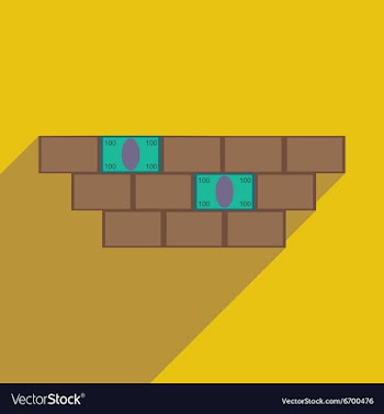 Modern flat icon with shadow construction and vector image