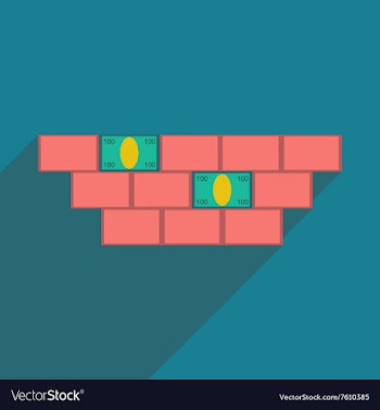 Modern flat icon with shadow construction and vector image