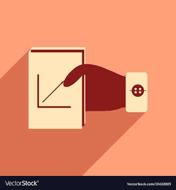 Modern flat icon with shadow economic report in vector image