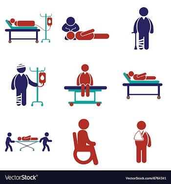 Modern flat icons collection on white background vector image
