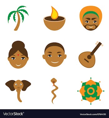 Modern flat icons collection with long shadow vector image