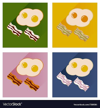 Modern flat icons collection with shadow vector image