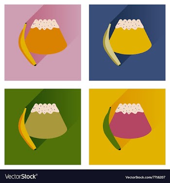 Modern flat icons collection with shadow vector image