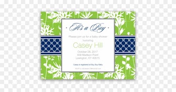 Modern Floral Baby Shower Invitations - Baby Shower