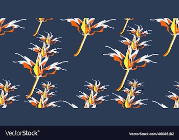 modern flower seamless pattern