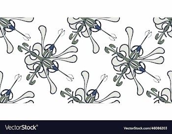 modern flower seamless pattern