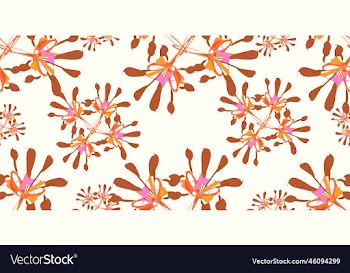 modern flower seamless pattern