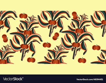 modern flower seamless pattern