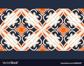 modern flower seamless pattern
