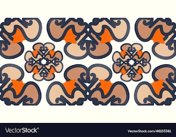 modern flower seamless pattern