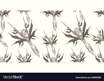 modern flower seamless pattern
