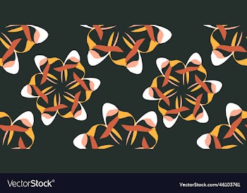 modern flower seamless pattern