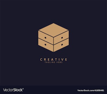 modern furniture logo gold