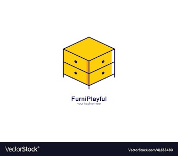 modern furniture logowith a bright and cheerful
