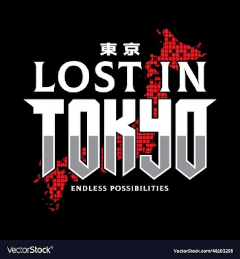 modern futuristic y2k streetwear tokyo slogan