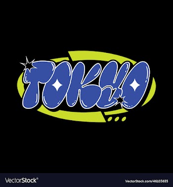 modern futuristic y2k streetwear tokyo slogan
