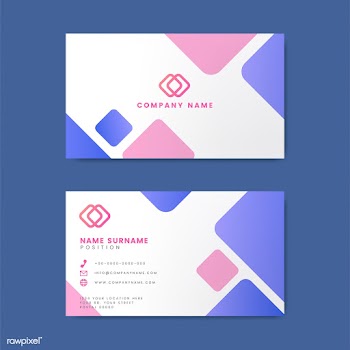 Modern geometric business card design | Free stock vector - 488974