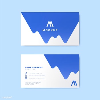 Modern geometric business card design | Free stock vector - 488982