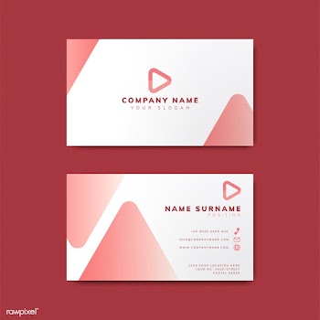 Modern geometric business card design | Free stock vector - 489000