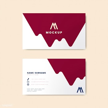 Modern geometric business card design | Free stock vector - 489008