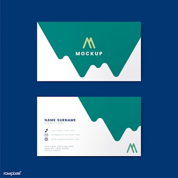 Modern geometric business card design | Free stock vector - 489011
