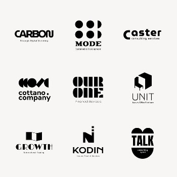 Modern geometric logo template, minimal | Free Vector - rawpixel