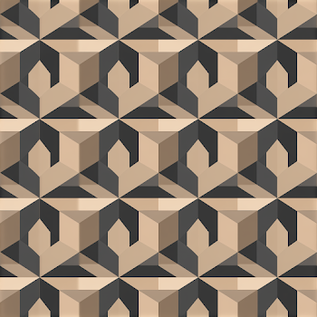 Modern Geometric Pattern in Earth Tones