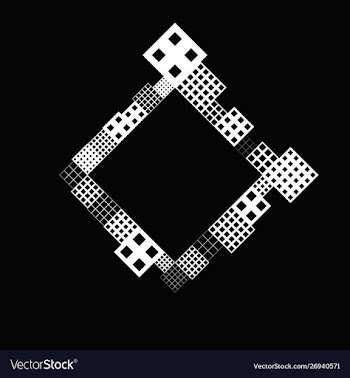 Modern geometrical monochrome abstract diagonal vector image