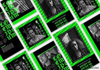 Modern Gothic Social Media Set