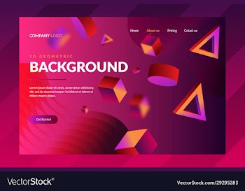 modern gradient background landing page templates