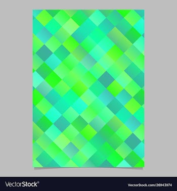 Modern gradient trendy diagonal square brochure vector image