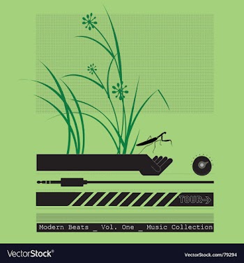 Modern graphic vector image